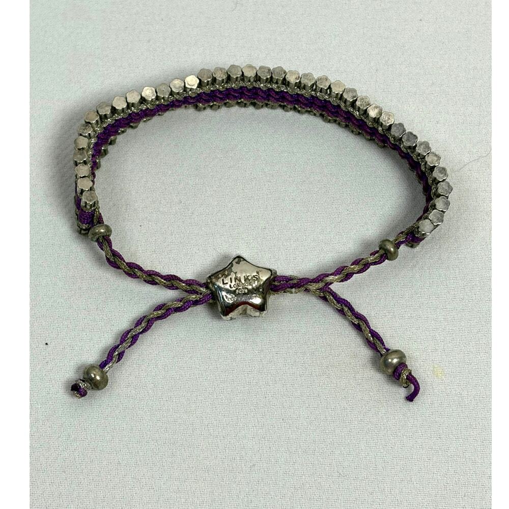 Links of London Flower Link Friendship Bracelet 925 Sterling Silver Limited 1000
